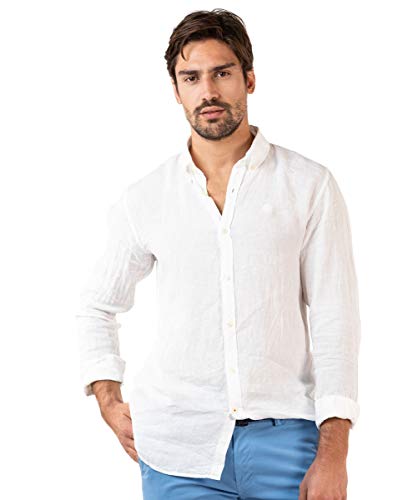 El Ganso Camisa Lino Blanco