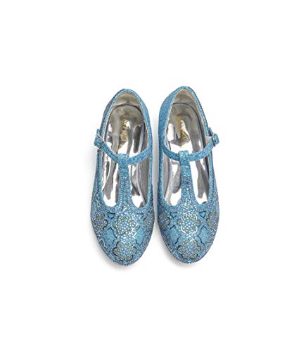 ELSA & ANNA® Última Diseño Niñas Princesa Reina de Nieve Partido Zapatos Zapatos de Fiesta Sandalias BLU22-SH (26 EU)