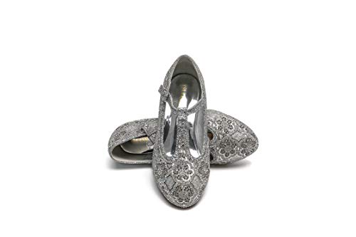 ELSA & ANNA® Última Diseño Niñas Princesa Reina de Nieve Partido Zapatos Zapatos de Fiesta Sandalias SIL21-SH (32 EU)