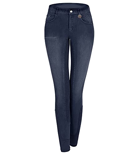 ELT Doro - Pantalones de equitación para Mujer, Color 05 Azul Vaquero, tamaño 44