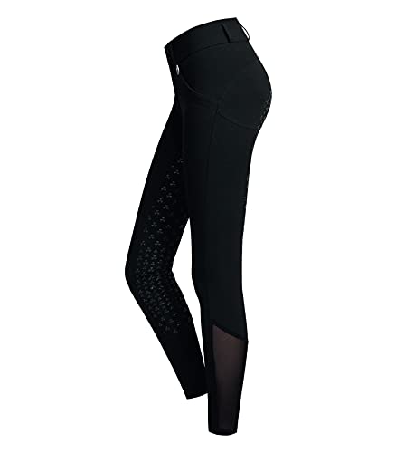 ELT Fay Feel Good High Waist - Pantalón de equitación (cintura alta, talla 44), color negro