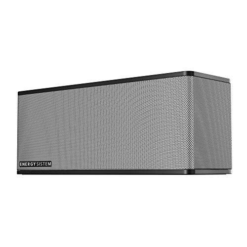Energy Sistem Music Box 7+ Altavoz portátil con Bluetooth (20 W, Manos Libres, Entrada de Audio y batería Recargable) - negro/plata