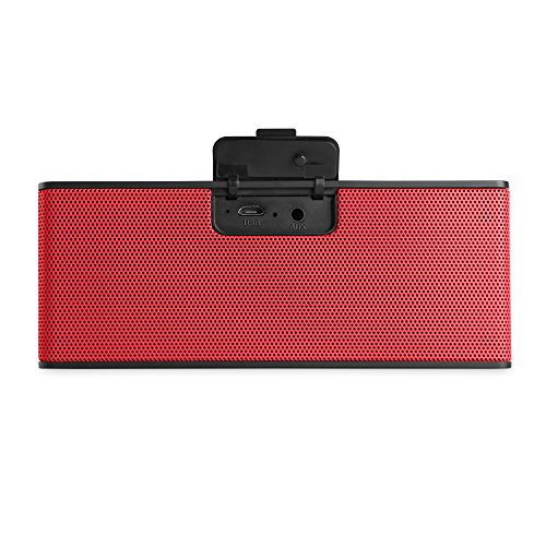 Energy Sistem Music Box B2 - Altavoz portátil inalámbrico (Bluetooth, entrada de audio, manos libres, batería) rojo coral