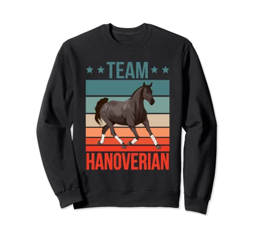 Equipo Hannoveriano Jinete Caballo Montar Team Hannoverianos Sudadera