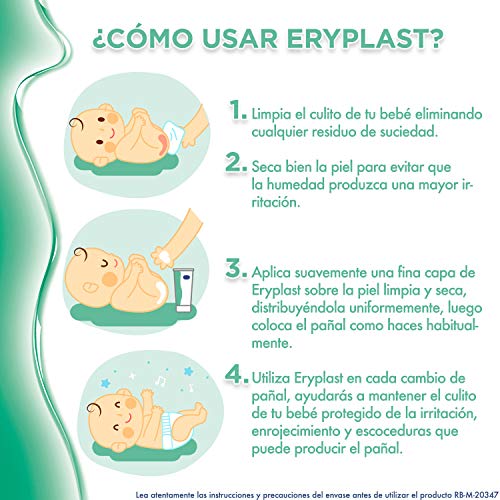 Eryplast Lutsine E45 - Pasta al Agua para la Piel del Bebé - Crema Pañal, Multicolor, 2 x 125 gr, 250 gr