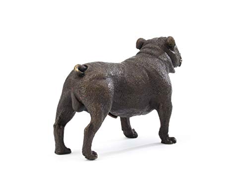 Escultura de Bronce - Perro Bulldog inglés - Estilo Antiguo