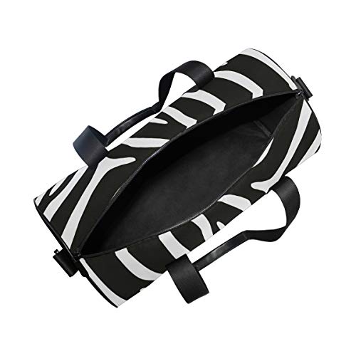 Eslifey Zebra Prints - Bolsa de deporte para gimnasio, para hombre y mujer