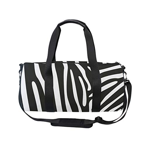 Eslifey Zebra Prints - Bolsa de deporte para gimnasio, para hombre y mujer