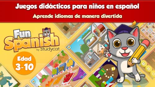 Español divertido: Aprende español - Juegos didácticos de idiomas para niños de 3 a 10 años