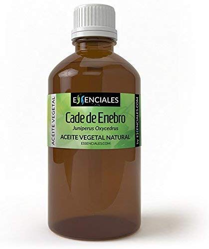 Essenciales - Aceite Vegetal de Cade de Enebro, 100% Puro, 200 ml | Aceite Vegetal Juniperus Oxycedrus