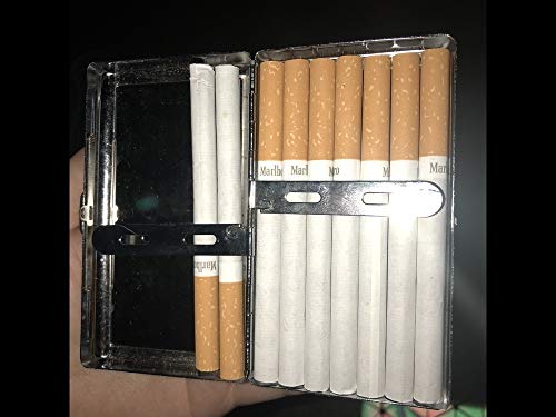 Estuche/Caja de Cigarrillos - Cigarrillos King Size, Estuche/Caja de Cigarrillos molidos de Flores Amarillas, Estuche de Tarjeta de crédito para Mujeres Hombres