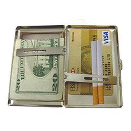 Estuche/Caja de Cigarrillos - Cigarrillos King Size, Estuche/Caja de Cigarrillos molidos de Flores Amarillas, Estuche de Tarjeta de crédito para Mujeres Hombres