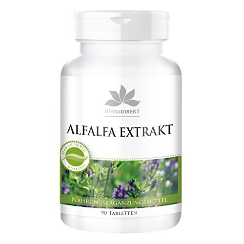 Extracto de Alfalfa – Medicago sativa – Potente extracto 4:1 – 90 comprimidos