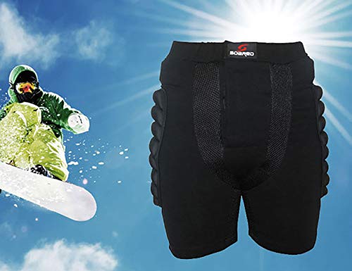 EZSTAX Pantalones de Protección Pantalones de Esquí para Proteger Cortos Acolchados para Niños y Adultos Accesorios Deportivos