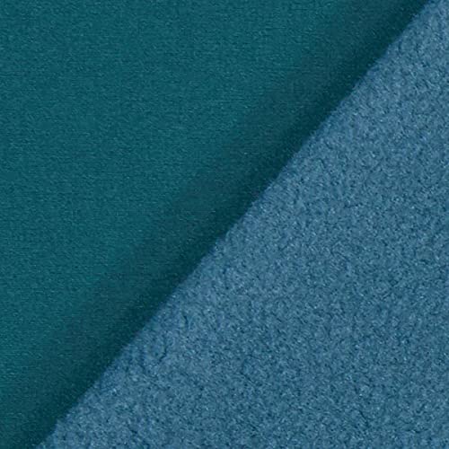 Fabulous Fabrics Tejido Softshell Uni 20 – Petroleo — Mercancia al Metro a Partir de 0,5m — para Coser de Chaquetas, Ropa Infantil y Ropa Deportiva