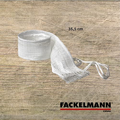 Fackelmann cocción, Resistente Bolsas Nylon Blanco, legumbres y Verduras, escaldar y escurrir con Ca. 2kg, Malla para cocer garbanzos y resiste 180ºC, 36,5cm, 3uds