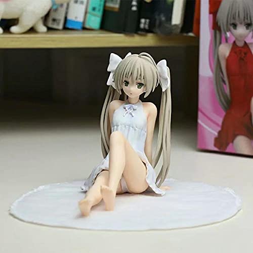 Factorydiy Figuras Anime Baratas Anime Yuanzhikong Kasuga Dome Summer Dome Chica Blanco/Rojo Postura sentada Modelo-B Alto Aprox11 CM de Juguetes para Regalo de Amigo