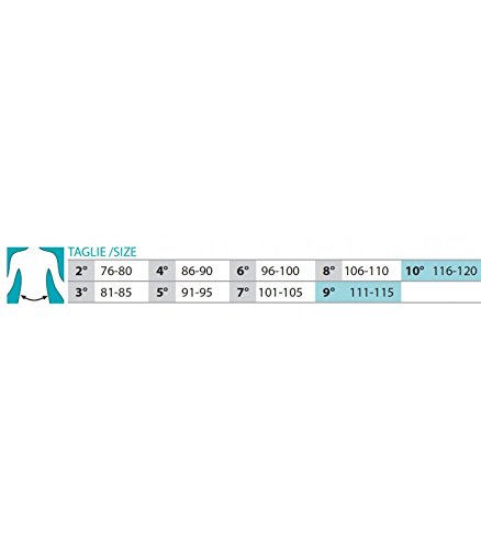 Faja slip hernia inguinal - slip sport abertura delantera - corte alto - blanco Art.316 Talla 6 > 96-100 cm