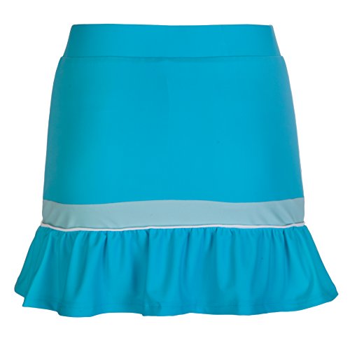 Falda pantalón corto color azul, para tenis, netball, hockey, prenda deportiva, Adult Small
