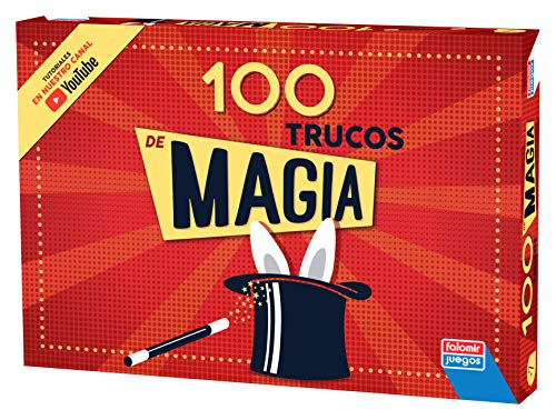 Falomir-Caja Magia 100 Trucos Juego de Mesa, multicolor, (1060)