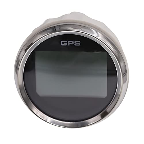 FANGCHENG Medidor de Barco Digital 85mm GPS Calibrador de odómetros de velocímetro con 8 Colores de Fondo 0-999 Nudos km/h mph SOG Cog para camión de Barcos de Coche Marine 9-32V Velocímetro GPS