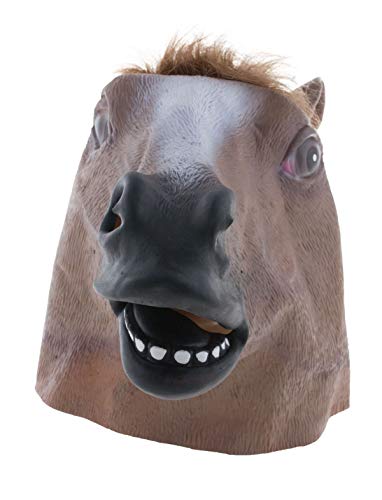 Fasent-Party® Máscara de látex para adultos – caballo / caballo