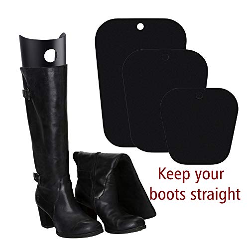 FEPITO 7 pares de insertos de forma de bota reutilizables para botas altas Inserciones de soporte Soporte para mujeres