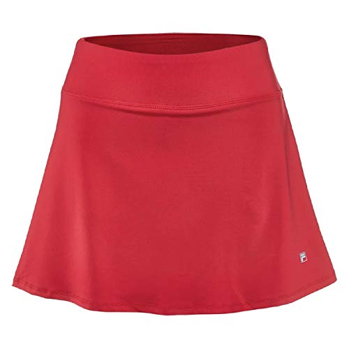 Fila Mujer Core Flare falda pantalón de tenis, 38 cm - Rojo -