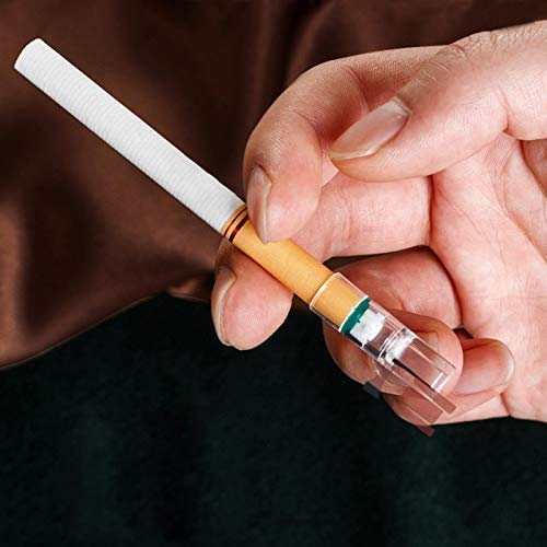 Filtros desechables para cigarrillos – Sistema de filtración avanzado – Filtros desechables para cigarrillos para reducir las manchas de alquitrán y humo (100 por paquete)