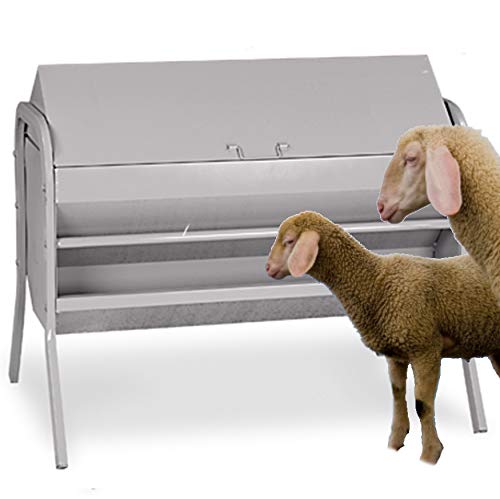 FINCA CASAREJO Comedero para ovejas con Patas – Comedero de 1 Metro para Ganado ovino