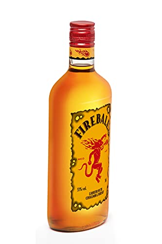 Fireball Cinnamon Whisky - botella de Licor de Whisky infusionado con canela - 700ml