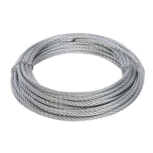 Fixman 858237 Cable galvanizado, Plata, 6 mm x 10 m
