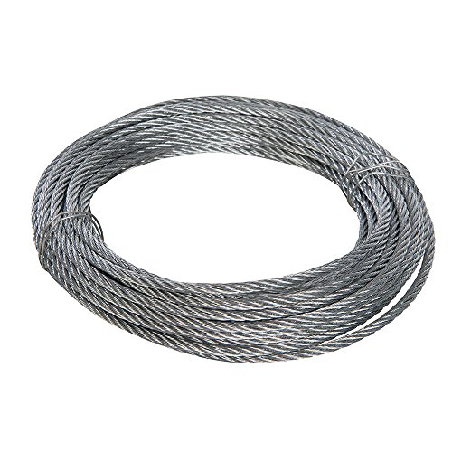 Fixman 858237 Cable galvanizado, Plata, 6 mm x 10 m
