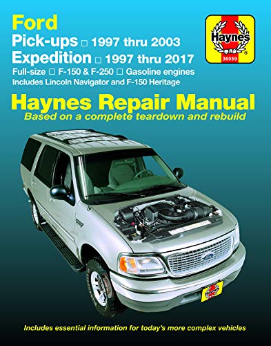 Ford F-150 ('97-'03), Expedition & Navigator Pick Ups: Full-Size F-150 & F-250, Gasoline Engines Includes Lincoln Navigator and F-150 Heritage (Hayne's Automotive Repair Manual)