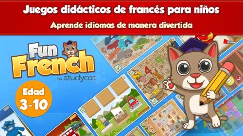 Fun French: Aprende francés - Juegos didácticos de idiomas para niños de 3 a 10 años