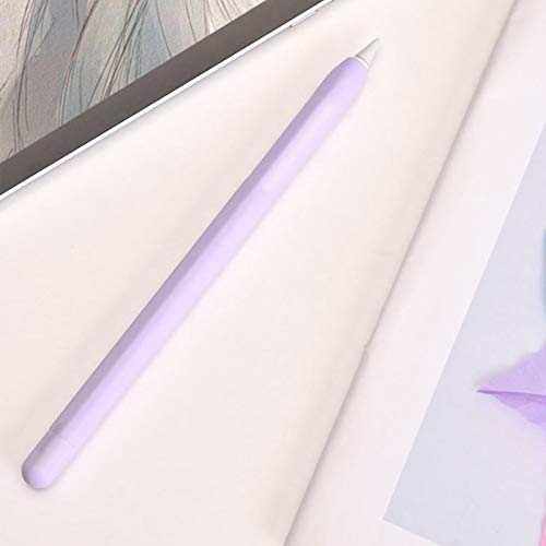 Funda Silicona Apple Pencil 2 Accesorios Pencil para Estuches Piel la Cubierta Protectora Funda para Lápiz Electrónico Protector Bolígrafo Agarre con Tapa Se Utiliza para Proteger su Lápiz Electrónico
