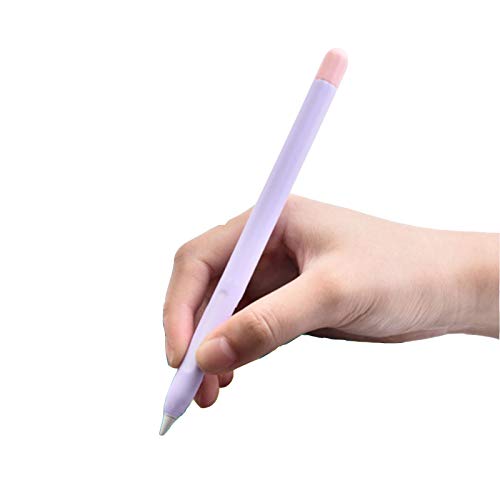 Funda Silicona Apple Pencil 2 Accesorios Pencil para Estuches Piel la Cubierta Protectora Funda para Lápiz Electrónico Protector Bolígrafo Agarre con Tapa Se Utiliza para Proteger su Lápiz Electrónico