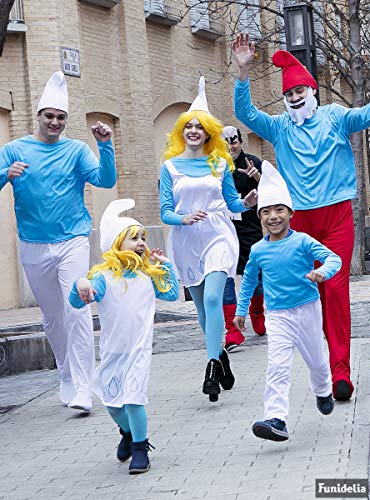 Funidelia | Disfraz de Papá Pitufo Oficial para Hombre Talla única ▶ The Smurfs, Dibujos Animados, Los Pitufos, Enanito - Color: Rojo - Licencia: 100% Oficial