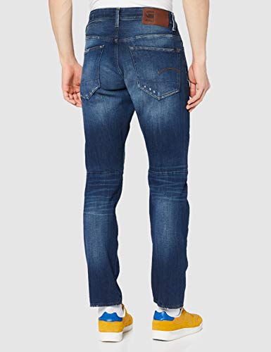 G-STAR RAW 3301 Tapered Jeans, Azul (Medium Aged 3D Restored 9169-9215), 31W / 32L para Hombre