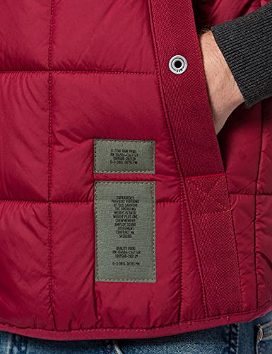 G-STAR RAW Meefic Quilted Chaleco, Red (chateaux Red B958-1330), L de los Hombres