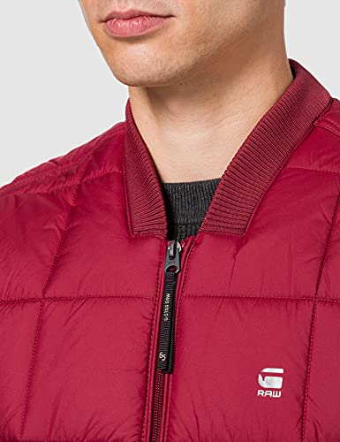 G-STAR RAW Meefic Quilted Chaleco, Red (chateaux Red B958-1330), L de los Hombres