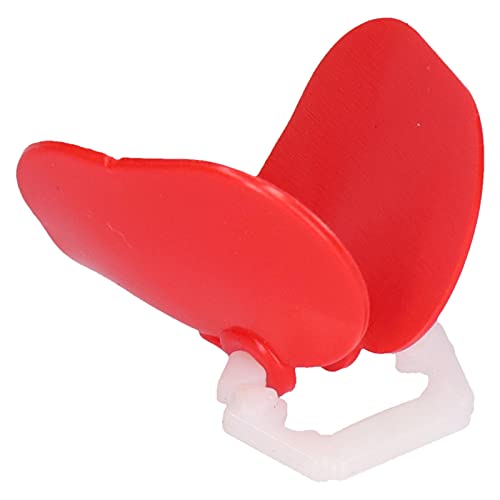 Gafas de Pollo, Anteojeras de Aves de Corral Anti Picotazos PP Ampliamente Utilizado Resistente Al Desgaste con Tapones para Granjas para Granjas de Pollos(Vasos de pollo de película grande)