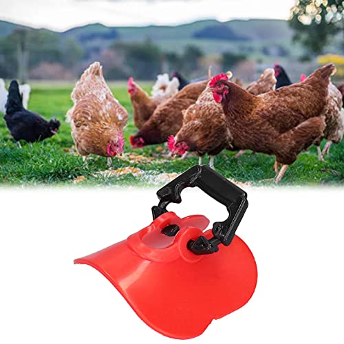 Gafas de Pollo, Anteojeras de PP para Aves de Corral Ampliamente Utilizadas Se Ajustan Firmemente para Granjas de Pollos para Granjas(Vasos de pollo de película mediana)