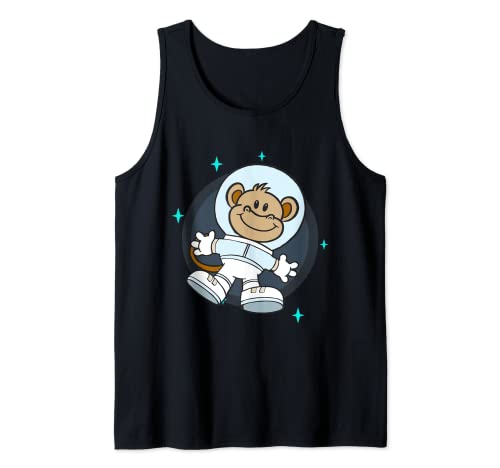 Galaxia Espacial Estrellas Mono Volador Burro Disfraz Mosca Camiseta sin Mangas