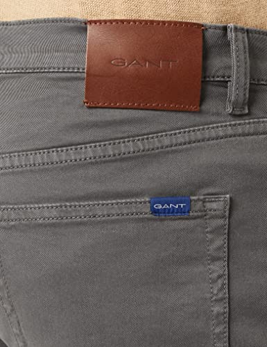 GANT Hayes Desert Jeans Pantalón de Vestir, Antracite, 3334 para Hombre