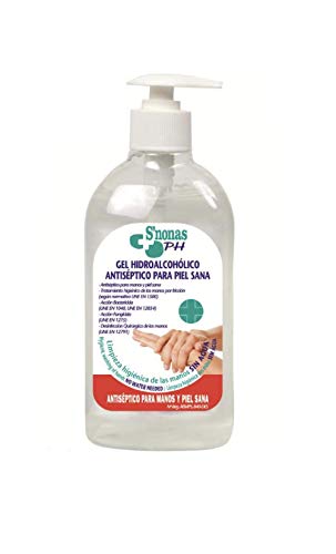 Gel hidroalcoholico antiseptico para manos limpieza sin agua 500ml