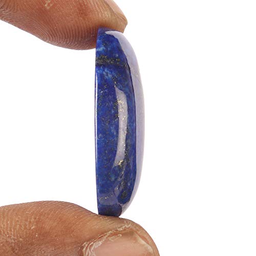 GEMHUB 55.00 quilates azul Lapiz Lazuli natural certificado brillante corte oval suelta piedra preciosa para la fabricación de joyas FF-112