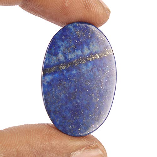 GEMHUB 55.00 quilates azul Lapiz Lazuli natural certificado brillante corte oval suelta piedra preciosa para la fabricación de joyas FF-112