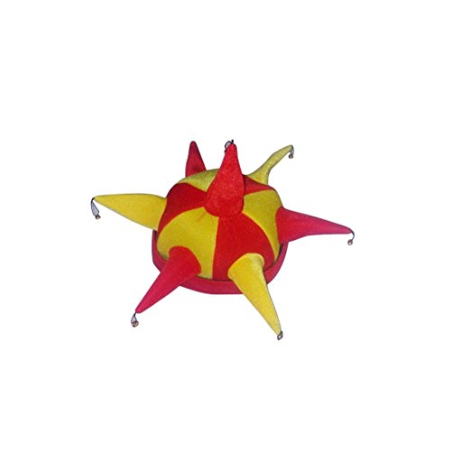 Genérico - Gorro bufón con cascabeles bandera de españa