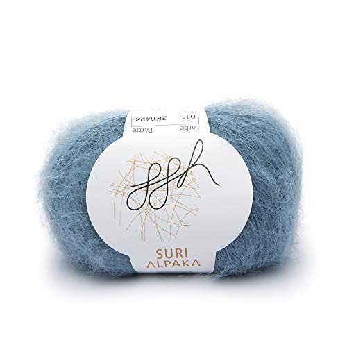 ggh Suri Alpaka - 011 - Gris azul - Lana de alpaca para tejer